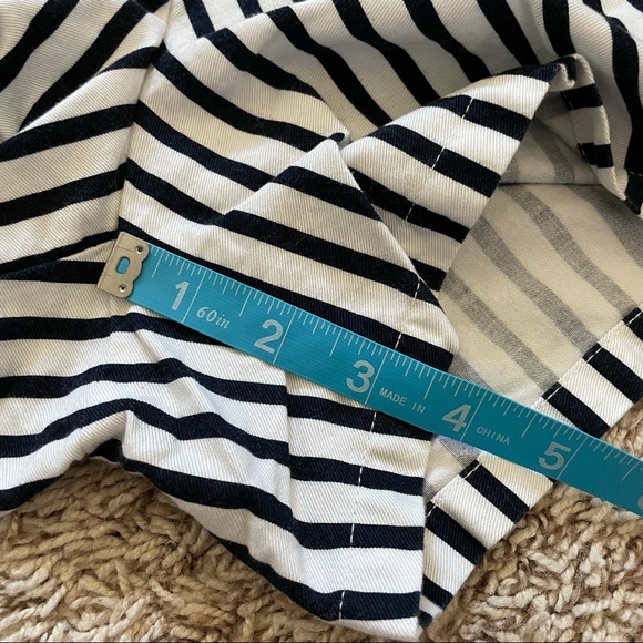 J. Crew Factory White and black Striped Shorts 14 - Picture 5 of 8